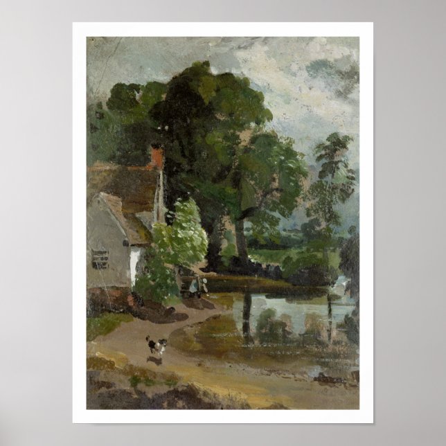 Póster Willy Lott's House, near Flatford Mill, c.1811 (oi (Frente)