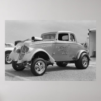 Póster Willys Gasser 1 - Arrastrado de cosecha