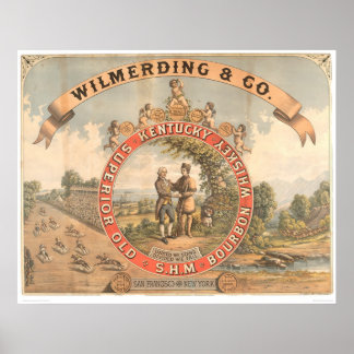 Póster Wilmerding & Co. Kentucky Whiskey (1855A)