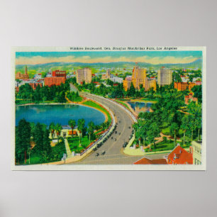 Póster Wilshire Boulevard, General Douglas MacArthur
