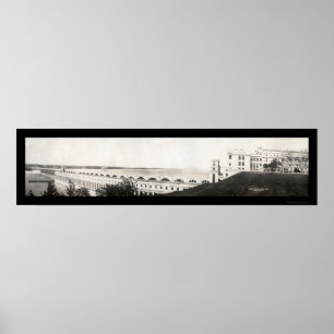 Póster Wilson Dam Power House Photo 1933