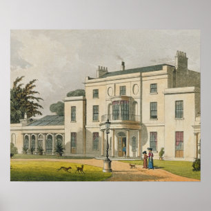 Póster Wimbledon House, del repositorio de A de Ackermann