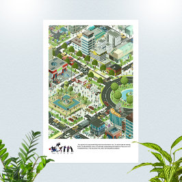 Póster | Wimmelbild | Parque occidental de Wespepo
