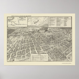 Póster Winchester, VA Panoramic Map - 1926