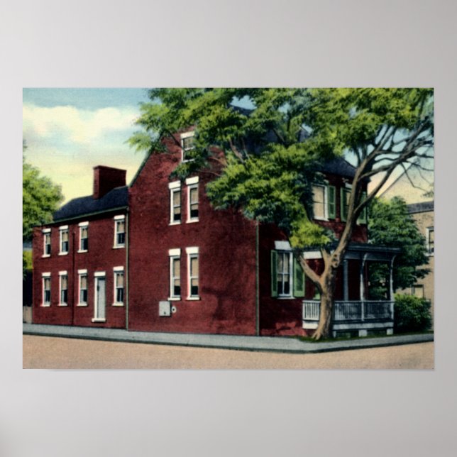 Póster Winchester Virginia Cannon Ball House (Frente)