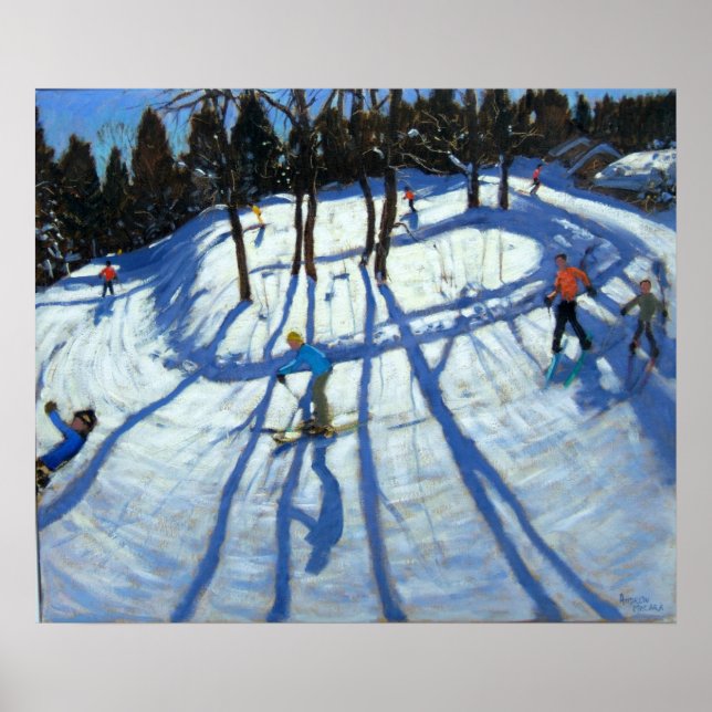 Póster Winding Trail Morzine (Frente)