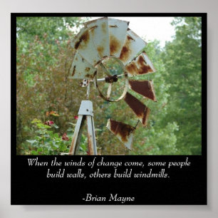 Póster Windmill Portfolio Poster