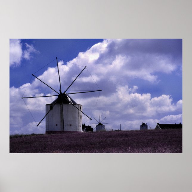 Póster Windmills in Portugal (Frente)