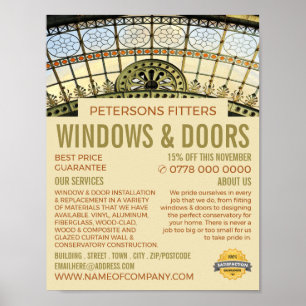 Póster Window Arch, Window & Door Fitter Company