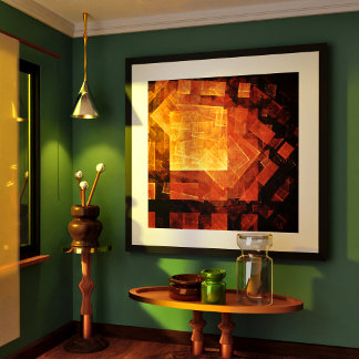Póster Window Light Abstract Art