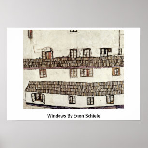 Póster Windows De Egon Schiele