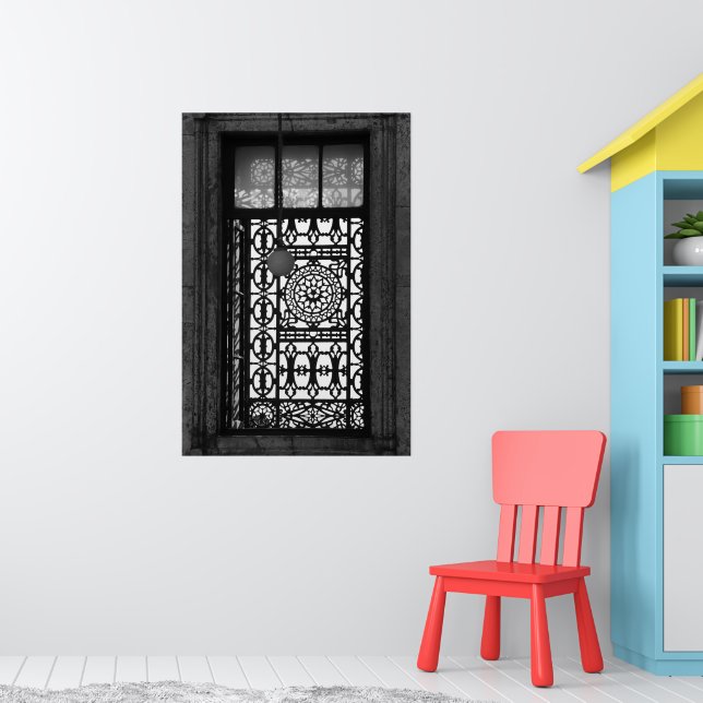 Póster Windows Of The World: B&W de la mezquita de El Cai (Guardería 1)