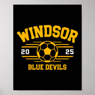 Póster Windsor Blue Devils Fútbol Ll 2025 