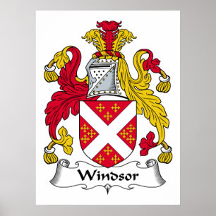 Póster Windsor Family Crest
