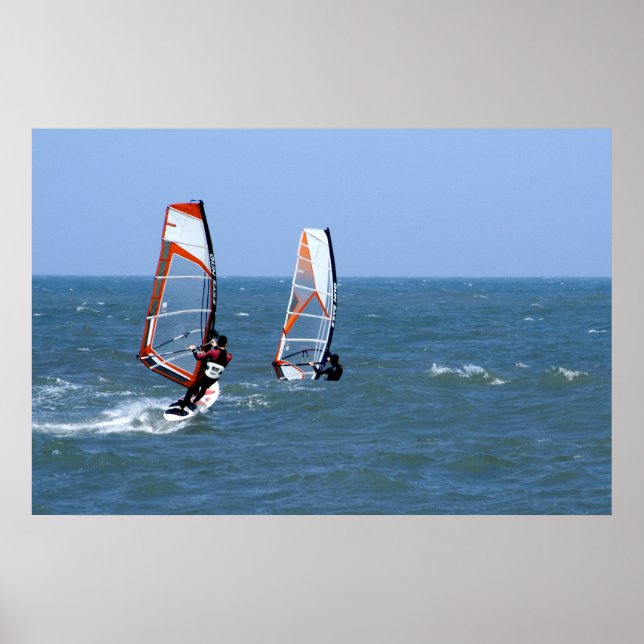Póster Windsurfistas (Frente)