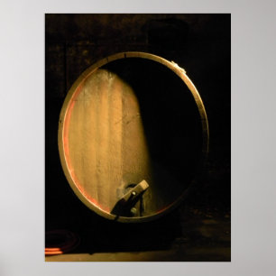Póster Wine Barrel