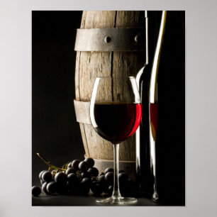 Póster Wine Barrel