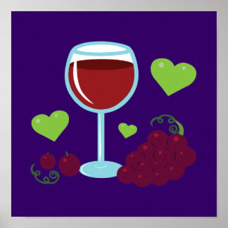 Póster Wine Lover