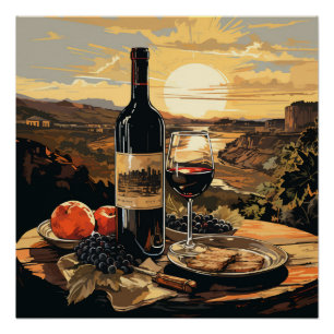 Póster Wine Lover's