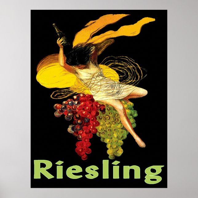 Póster Wine Maid Riesling (Frente)