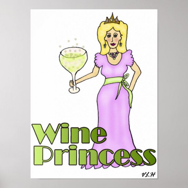 Póster Wine Princess (Frente)