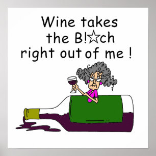 Póster Wine se funde conmigo