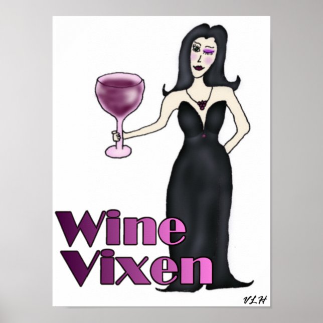 Póster Wine Vixen (Frente)