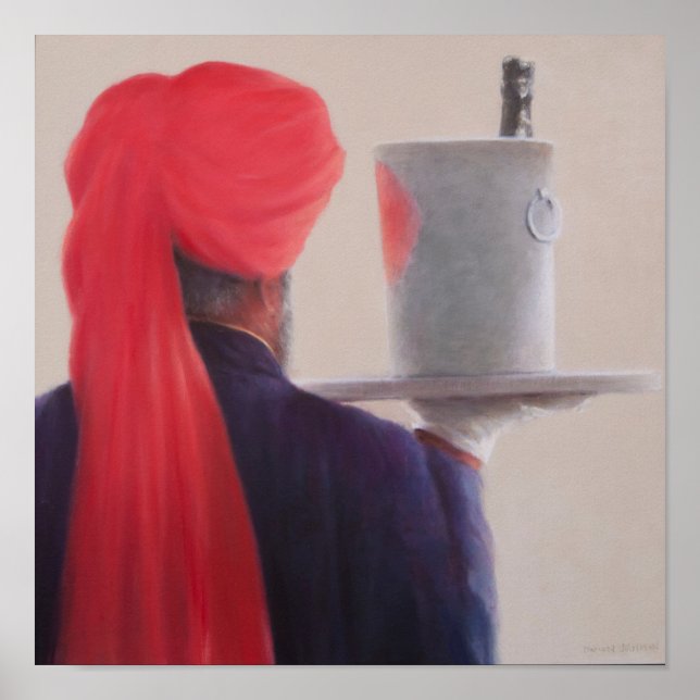 Póster Wine Waiter Jaipur 2012 (Frente)