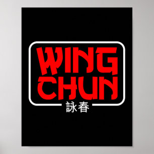 Póster Wing Chun Artes Marciales Kung Fu