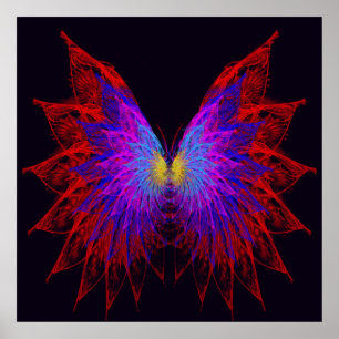 Póster Wings de mariposa