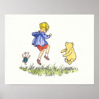 Póster Winnie The Pooh- Saltos de Práctica
