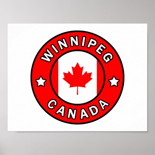 Póster Winnipeg Canada (Frente)