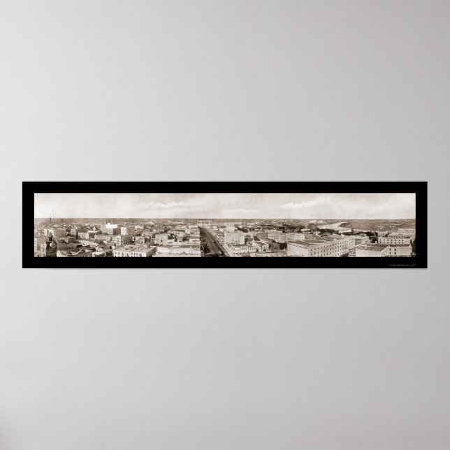 Póster Winnipeg Canada Photo 1907 (Frente)