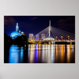 Póster Winnipeg Skyline