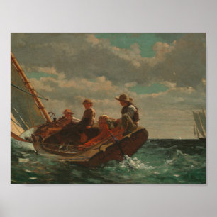 Póster Winslow Homer - Breezing Up (Un Viento Justo)