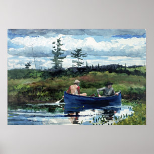 Póster Winslow Homer El Barco Azul