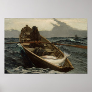 Póster Winslow Homer - La advertencia de niebla