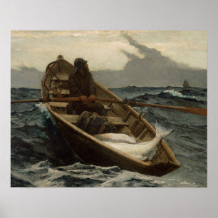 Póster Winslow Homer - La advertencia de niebla