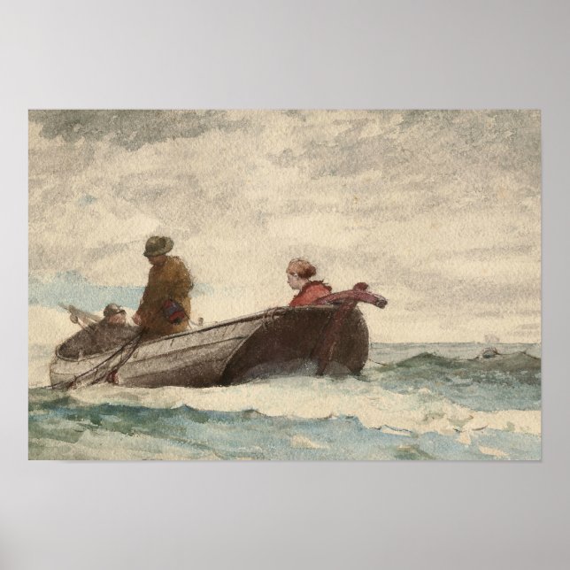 Póster Winslow Homer - Priory de Tynemouth, Inglaterra (Frente)