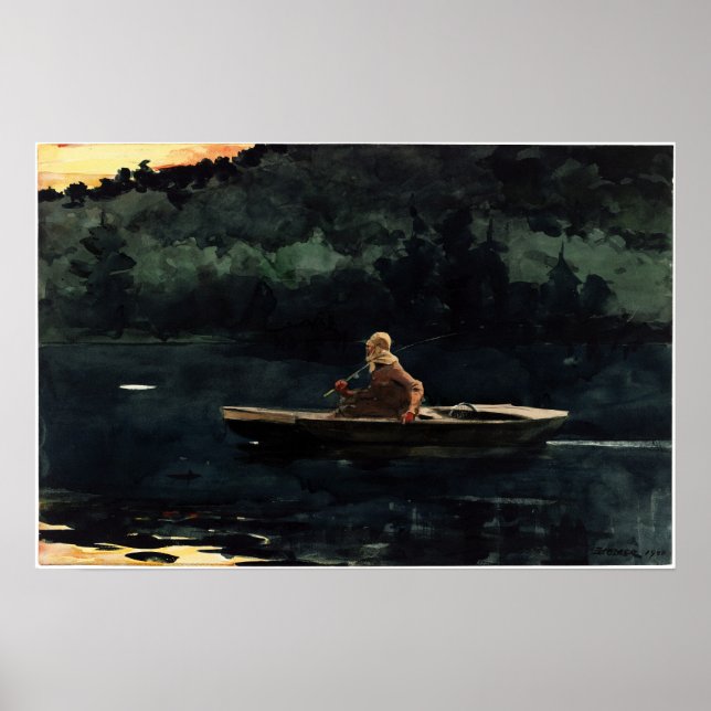 Póster Winslow Homer The Rise (Frente)