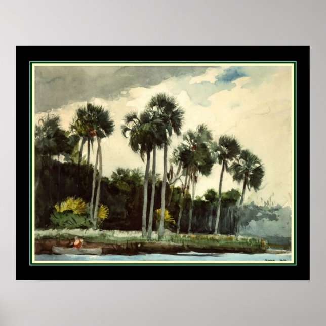 Póster Winslow Homer, "The Turkey Buzzard", aproximadamen (Frente)