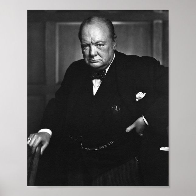 Póster Winston Churchill (Frente)