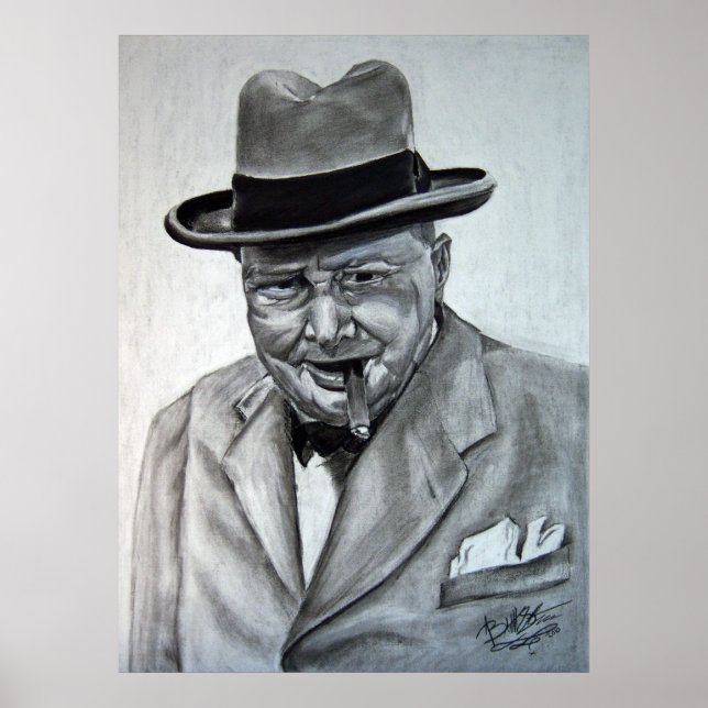 Póster Winston Churchill (Frente)