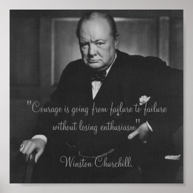 Póster Winston Churchill (Frente)