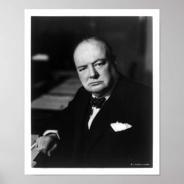 Póster Winston Churchill (Frente)