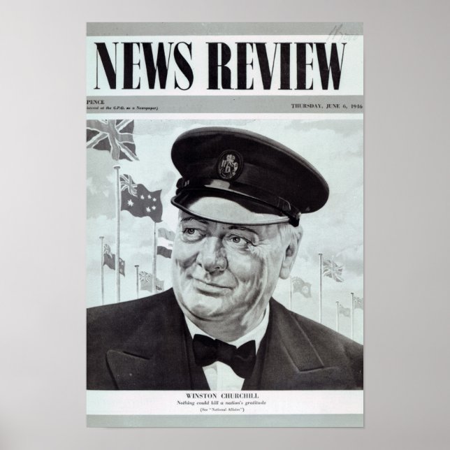 Póster Winston Churchill (Frente)