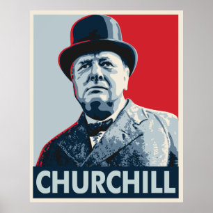 Póster Winston Churchill