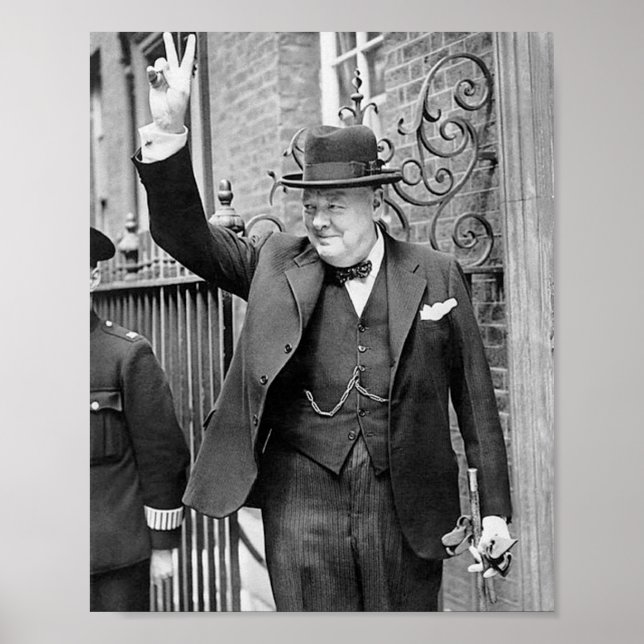 Póster Winston Churchill (Frente)