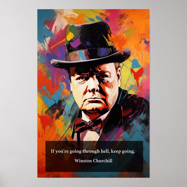 Póster Winston Churchill Poster (Frente)