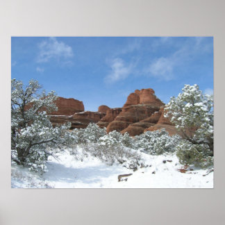 Póster Winter at Arches